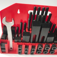 Kit complet de pinces à fente en T durables, 58 pièces, pour machines-outils de fraisage et de tournage