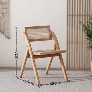 Silla <span class=keywords><strong>de</strong></span> Comedor <span class=keywords><strong>de</strong></span> Madera <span class=keywords><strong>de</strong></span> Nogal, Diseño Moderno y Plegable, Directo <span class=keywords><strong>de</strong></span> Fábrica, para Restaurante, Hotel o Parque, Gran Venta, ZN 487 - Product Image 5