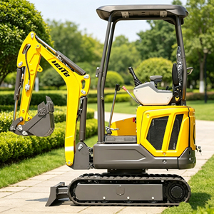 รถขุดขนาดเล็ก EPA CE 1 ตัน 1.6 2 ตัน แบบตีนยาง สำหรับงานฟาร์มและสวน - Product Image 5
