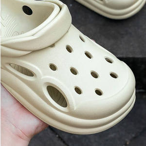 गर्म ग्रीष्मकालीन समुद्र तट जूते पुरुषों महिलाओं को सांस लेने योग्य आराम फैशन प्रवृत्ति एवा क्लोज बोउ ठोस रंग गोल पैर पैर के बगीचे - Product Image 3