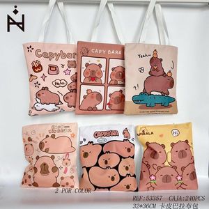 Borsa in tessuto Capybara 32x36 cm dal design carino per l'uso quotidiano - Product Image 1