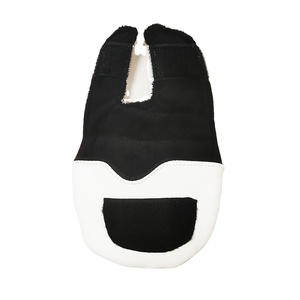 Housse de tête de club de golf en cuir PU personnalisé, métal et bois, pour driver, putter, mallet, sports de plein air, broderie à carreaux, logo OEM, housse de club de golf - Product Image 4