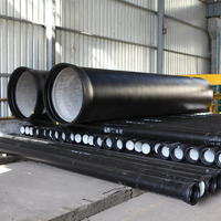 Tuyau rond sans soudure en fonte ductile EN545 DN800 C25 K9 pour conduite d'eau avec services de soudage et de pliage