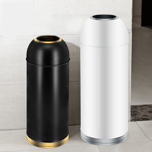 25L 35L 45L 48L 58L tròn ngoài trời bằng thép không gỉ mở thùng rác hàng đầu - Product Image 1