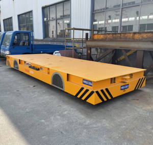 WELIFTRICH 20000KG peso di carico potenza e transpallet 20ton camion a piattaforma elettrica senza cingoli con motore a corrente alternata - Product Image 1