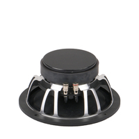 Haut-parleur médium de 8 pouces en fibre de carbone avec contour en tissu, aimant en ferrite de 30 oz, 4 ohms, 200 W, haut-parleur audio alimenté pour les médiums et les basses