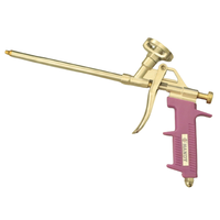 Pistolet manuel de mousse expansive industrielle en PU, modèle S305, corps en aluminium, coque en plastique OEM, rapport de poussée 10:1, mousse isolante