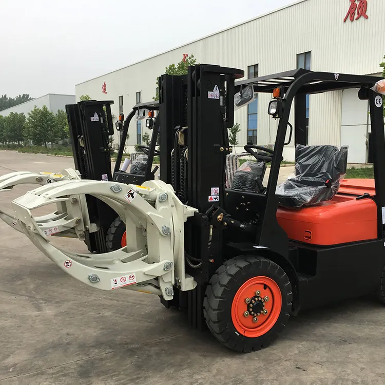 Equipped With 360 Degree Rotating Paper Roll Clamp Forklift 3-Ton Paper Roll Clamp Electric Forklift