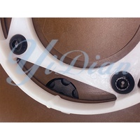 132*146*29mm suku cadang mesin pekerjaan kayu warna coklat vakum penjepit blok alat cangkir hisap untuk mesin Router BIESSE CNC