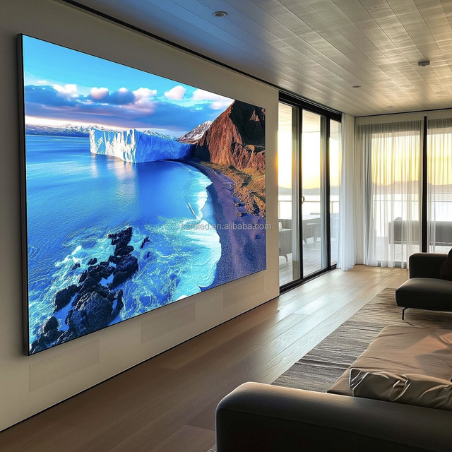 Fine Pitch Led Display P0.9 P1.25 P1.56 Indoor COB Micro LED Video Wall for Home Theater and Commercial Cinema