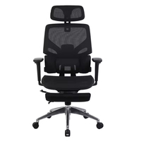 Chaise de bureau moderne Anji JR RACING, chaise de bureau à domicile en maille, accoudoirs 4D, base à cinq étoiles ergonomique, hauteur réglable, luxe, pour dirigeants