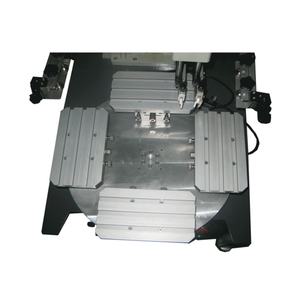 Machine d'impression sérigraphique semi-automatique de bureau à grande vitesse avec plateau rotatif pour étiquettes et cartes, état d'occasion, moteur inclus - Product Image 2