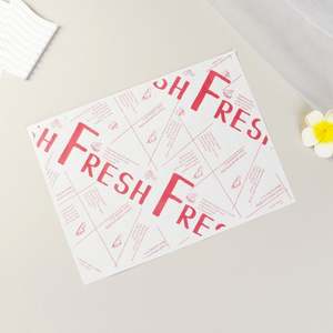 Custom Printed Logo 40g Food Grade Waxed Paper Impervious Bread and Sandwich Wrapping Paper <b>Christmas</b> Cake Mat Size Custom - Product Image 2