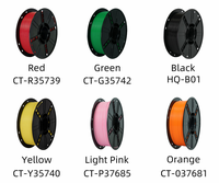 Filament PLA 1,75 mm 1 kg pour imprimante 3D, précision +/-0,02 mm, sans nœuds, compatible avec toutes les imprimantes FDM