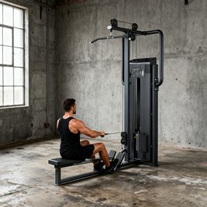 Machine à traction latérale et à rangée <span class=keywords><strong>basse</strong></span> avec support OEM, logo et couleur personnalisés, équipement de fitness commercial pour salles de sport - Product Image 3