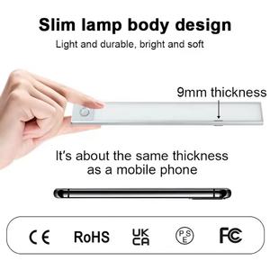 Luces LED Inalámbricas Inteligentes de Diseño Moderno, Regulables, para Gabinetes, Luz Nocturna Blanca, para Cocina, Armario, Escalera, Baño, Interruptor de PC - Product Image 6