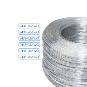 สายไฟฟ้าทองแดงเคลือบดีบุกแบบยืดหยุ่น 2 แกน ขนาด 28/26/24/22/20/18AWG 2468 สายเคเบิลแบบขนานโปร่งใสสำหรับไฟ LED และแหล่งจ่ายไฟ DC - Product Image 3