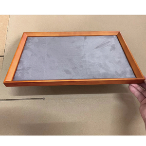 Factory Direct Wooden Watch & Jewelry Display Board with Soft Velvet Lining Custom Logo Luxury Watch Jewelry Display <b>Frame</b> - Product Image 4
