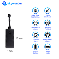 Mini Rastreador GPS para Auto/Moto, GLONASS, Impermeable, 4G GPRS/GSM, Detección ACC, Montaje en Tablero, Aplicación IOS/Android, 1 Año