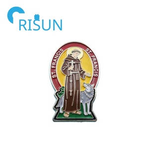 Medalla de San Francisco de Asís al por Mayor, Medalla Personalizada de San Francisco, Medalla Religiosa Católica, Medallón, Medallas - Product Image 3