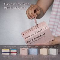 Boîte de rangement en papier personnalisée |   Emballage de détail écologique haut de gamme avec impression de logo en laminage mat pour les collations, les barres énergétiques, les cadeaux
