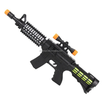 Simulación de juguete de máquina de luz para niños M416 metralleta modelo de pistola de juguete intermitente eléctrica con sonido y luz