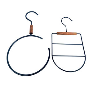 Großhandel Luxus Multifunktion ale Metall Holz Kleiderbügel Hotel Verwenden Sie einstufige Eisen hose Mantel Krawatte Gürtel Schal Flexibel Stilvoll - Product Image 5