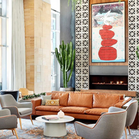 Klassische italienische Wohnung Wohnzimmer Hotel Lobby Möbel Ecke Liege Echtes Leder Schnitt Günstige Leders ofa