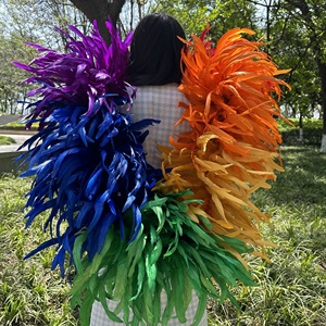 350 gram/2 yards Fluffy Rooster đuôi lông BOA chandelle BOA trang trí lông BOA cho trang phục lễ hội - Product Image 1