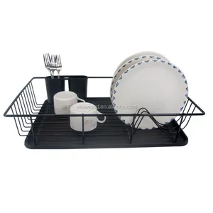 Handle Dish Rack Drainer Holder Style Pp Plastic Kitchen Bamboo New Storage Holders & Racks for Non-folding Rack Stainless Steel