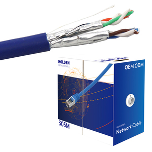Cavo di Rete Ethernet ad Alta Velocità 23 24 Awg in Rame Puro, <span class=keywords><strong>Cat</strong></span> 6 <span class=keywords><strong>7</strong></span> UTP FTP per Comunicazioni di Rete - Product Image 6