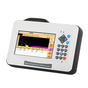 เครื่องทดสอบไฟเบอร์ออปติก MINI OTDR FHO3000L ระยะ 100 กม. 26/24dB สำหรับ FTTx พร้อม VFL OPM OLS แผนที่เหตุการณ์ SM 1310/1550nm หน้าจอสัมผัส 5 นิ้ว - Product Image 3