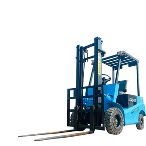 Carrello elevatore elettrico a quattro ruote controbilanciato da 2 tonnellate del produttore con piccolo Ride-On idraulico - Product Image 5