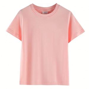 เสื้อยืดเด็กผ้าฝ้าย 200 กรัม แบบยูนิเซ็กซ์ ผ้าถัก 100% ระบายอากาศได้ดี พิมพ์โลโก้ส่วนตัว สำหรับโรงเรียน/ศูนย์รับเลี้ยงเด็ก - Product Image 3