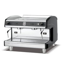 Machine à café expresso professionnelle à double tête de style italien, contrôle de température PID, 9 bars, pour café, restaurant, usage commercial