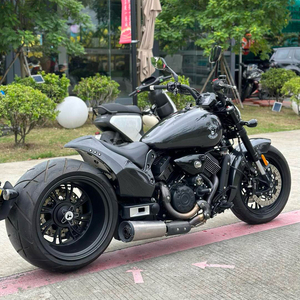 Motocicleta Doble Xiangshuai Wolverine 800s, Refrigerada por Agua, Neumáticos Anchos, Estilo Retro Prince, Motor en V, Benda Liao 700 Jin Jila Grey Stone - Product Image 4