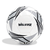 Ballon de football en cuir PU cousu à la machine, taille 5, durable, écologique, personnalisable, modèle 2026