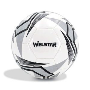 Ballon de football en cuir PU cousu à la machine, taille 5, durable, écologique, personnalisable, modèle 2026 - Product Image 2