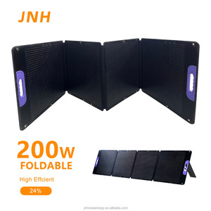 แผงโซลาร์พับได้ 4 ตอน 200w แบบพกพา พร้อมพอร์ต USB Type-C กันน้ำ IP65 ใช้งานได้ทันที - Product Image 4