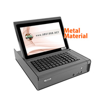 Sistem Kasir Lengkap POS ABS1900 Laris Manis dengan CPU Intel J1900, Sistem Operasi WIN7/WIN10, Penyimpanan SSD & Nirkabel untuk Retail