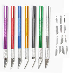 Couteau à graver en métal fait main pour le bricolage, la gravure de films de protection d'écran de téléphone portable, la découpe de papier, la gravure sur alliage d'aluminium - Product Image 1