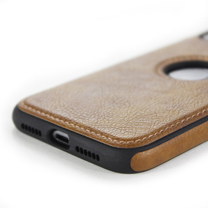 Étui de protection arrière en cuir PU et TPU fin, style vintage de luxe, pour iPhone 11 12 Pro Max <span class=keywords><strong>XR</strong></span> X XS Max 7 8 Plus - Product Image 2
