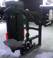 Appareil de fitness réglable en acier pour hanches et jambes, à charge par pignon, avec trajectoire de mouvement, pour la musculation, doté d'une conception ergonomique