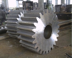 เฟืองล้อเดือยวัวขนาดใหญ่ทำจากเหล็กขึ้นรูปสำหรับงานหนักงานตามสั่ง - Product Image 2