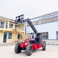 Chariot télescopique de 3,5 tonnes de marque chinoise de premier plan, performances fiables, bras télescopique