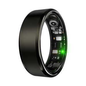 Anillo Inteligente con Monitor de Actividad Física, Monitor de Salud, Frecuencia Cardíaca, Oxígeno en Sangre, Presión Arterial, Sueño, Podómetro, Resistente al Agua IP68, Compatible con Android e iOS - Product Image 1