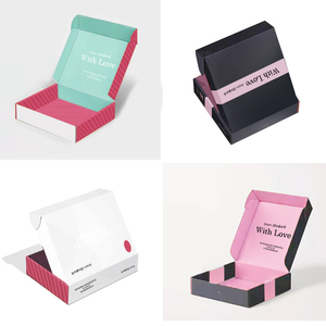 Scatola di abbigliamento di trasporto su ordinazione di lusso del contenitore di regalo del cartone per l'imballaggio della scatola di cartone ondulata della camicia della biancheria intima del vestito - Product Image 2