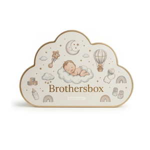 Caja de Regalo Personalizada con Forma de Nube, Juego de Embalaje de Regalo de Lujo para Recién Nacidos con Inserto - Product Image 4