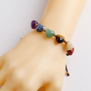 <span class=keywords><strong>Bracelet</strong></span> à perles <span class=keywords><strong>7</strong></span> <span class=keywords><strong>chakras</strong></span> avec améthyste, œil <span class=keywords><strong>de</strong></span> <span class=keywords><strong>tigre</strong></span>, aventurine verte, cœur, <span class=keywords><strong>bracelet</strong></span> tendance, collier pour l'amour - Product Image 5
