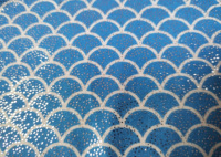 Tissu Métallique Extensible Scintillant 82% Polyester 18% Spandex Mystique Éclat Éblouissant Anti-Humidité Maillot de Bain Brillant